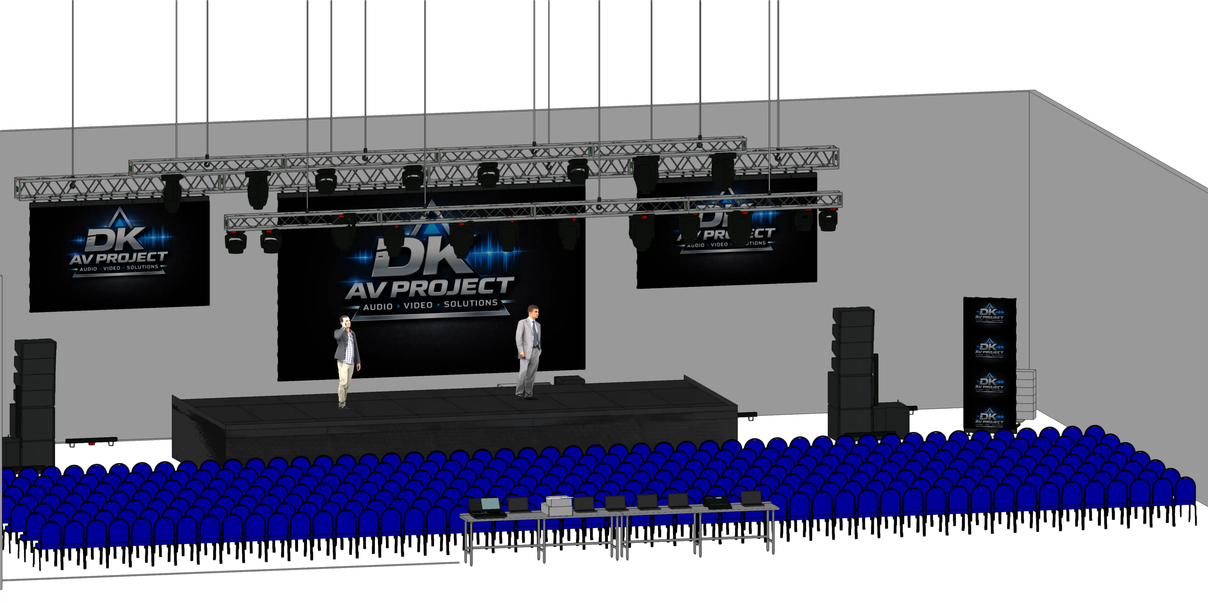 Vectorworks technical design and 3D event layout